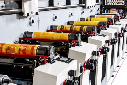 Paramount Labels MPS Flexographic Printing Press: